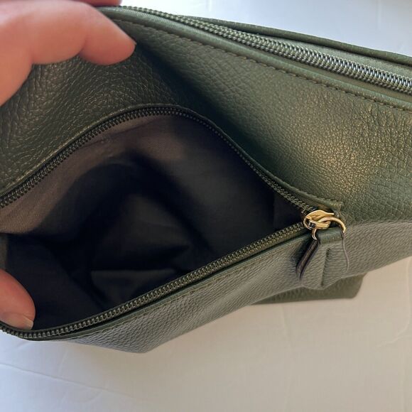 Anthropologie REMI/REID PURSE Olive Green Crossbody - Picture 5 of 10